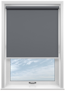 Levant (FR Blackout), Charcoal Grey - Twist&Fit Roller Blind